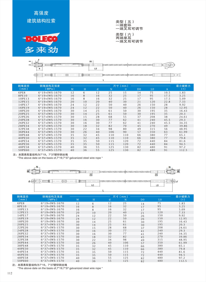 建筑结构拉索